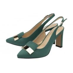 Green Microfibre Elyse Slingback Court Shoes | Lotus -Lotus Shoes Sale green microfibre elyse slingback court shoes lotus p13618 33046 medium