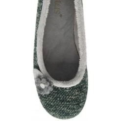Green Textile Shauna Ballerina Slippers | Lotus -Lotus Shoes Sale green textile shauna ballerina slippers lotus p13508 32399 medium