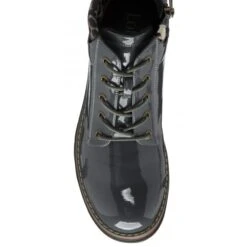Grey & Leopard-Print Patent Naomi Lace-Up Ankle Boots | Lotus -Lotus Shoes Sale grey leopard print patent naomi lace up ankle boots lotus p13037 30740 medium