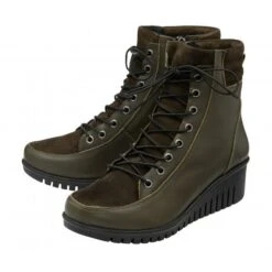 Front Page -Lotus Shoes Sale khaki leather suede delphine wedge ankle boots lotus p13464 32562 medium