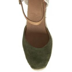 Khaki Suede Antonella Espadrille Wedge Shoes | Lotus -Lotus Shoes Sale khaki suede antonella espadrille wedge shoes lotus p13345 31813 medium