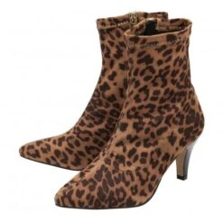 Leopard-Print Strech Microfibre Camilla Ankle Boots | Lotus -Lotus Shoes Sale leopard print strech microfibre camilla ankle boots lotus p13441 31945 medium
