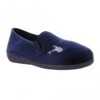 Navy Clarence Velour Slippers | Lotus -Lotus Shoes Sale navy clarence velour slippers lotus p12863 29691 medium