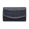 Navy & Diamante Dillard Clutch Bag | Lotus