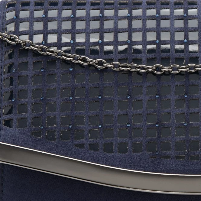 Navy & Diamante Dillard Clutch Bag | Lotus 5 Navy & Diamante Dillard Clutch Bag | Lotus - Image 3