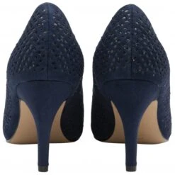 Navy & Diamante Kayla Court Shoes | Lotus -Lotus Shoes Sale navy diamante kayla court shoes lotus p13496 32206 medium