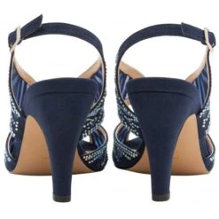 Navy & Diamante Natalia Peep Toe Sandals | Lotus -Lotus Shoes Sale navy diamante natalia peep toe sandals lotus p12983 30305 medium
