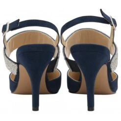 Navy & Diamante Violette Slingback Court Shoes | Lotus -Lotus Shoes Sale navy diamante violette slingback court shoes lotus p13725 33059 medium