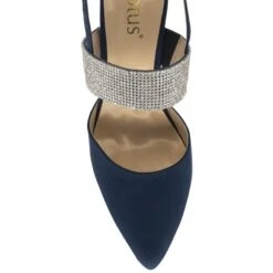 Navy & Diamante Violette Slingback Court Shoes | Lotus -Lotus Shoes Sale navy diamante violette slingback court shoes lotus p13725 33060 medium