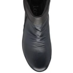Navy Leather Cordelia Wedge Ankle Boots | Lotus -Lotus Shoes Sale navy leather cordelia wedge ankle boots lotus p13469 31995 medium