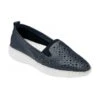 Navy Leather Francesca Slip-On Shoes | Lotus -Lotus Shoes Sale navy leather francesca slip on shoes lotus p13225 31385 medium