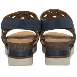 Navy Leather Melbourne Open-Toe Flatform Sandals | Lotus 8 Navy Leather Melbourne Open-Toe Flatform Sandals | Lotus -Lotus Shoes Sale navy leather melbourne open toe flatform sandals lotus p13667 32739 medium