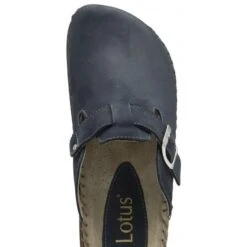 Navy Nubuck Evelina Round-Toe Mules | Lotus -Lotus Shoes Sale navy nubuck evelina round toe mules lotus p13206 31764 medium