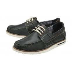 New Arrival -Lotus Shoes Sale navy princeton deck shoes lotus p13238 31649 medium