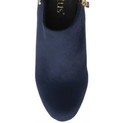 Navy & Snake-Print Ramona Heeled Shoe-Boots | Lotus -Lotus Shoes Sale navy snake print ramona heeled shoe boots lotus p13493 32339 medium