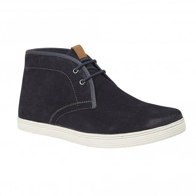 Navy Suede Caleb Lace-Up Boots | Lotus 3 Navy Suede Caleb Lace-Up Boots | Lotus