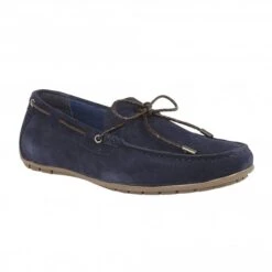 Navy Suede Easton Loafers | Lotus