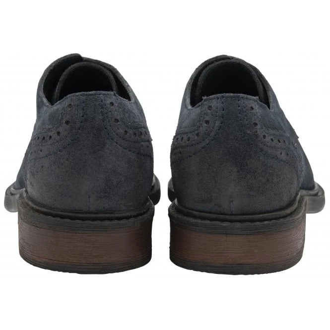 Navy Suede Lexton Lace-Up Shoes | Lotus 5 Navy Suede Lexton Lace-Up Shoes | Lotus - Image 3