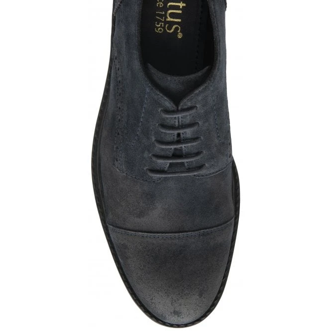 Navy Suede Lexton Lace-Up Shoes | Lotus 6 Navy Suede Lexton Lace-Up Shoes | Lotus - Image 4