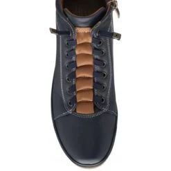 Navy & Tan Leather Frida Ankle Boots | Lotus -Lotus Shoes Sale navy tan leather frida ankle boots lotus p13472 32111 medium