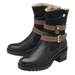 Front Page -Lotus Shoes Sale navy tan leather salsa mid calf boots stressless by lotus p13102 30842 medium