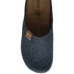 Navy Textile Sidney Mule Slippers | Lotus -Lotus Shoes Sale navy textile sidney mule slippers lotus p13135 31089 medium