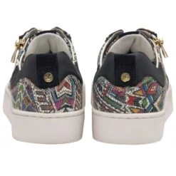 Navy & Tribal-Print Leather Serene Casual Trainers | Stressless By Lotus 8 Navy & Tribal-Print Leather Serene Casual Trainers | Stressless By Lotus -Lotus Shoes Sale navy tribal print leather serene casual trainers stressless by lotus p13729 33083 medium