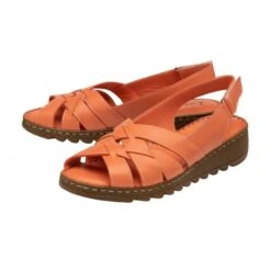 Orange Leather Ceylan Slingback Sandals | Lotus -Lotus Shoes Sale orange leather ceylan slingback sandals lotus p13271 31258 medium