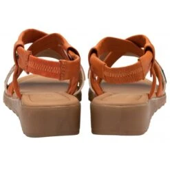Orange Leather Evette Open-Toe Sandals | Lotus -Lotus Shoes Sale orange leather evette open toe sandals lotus p13591 32799 medium