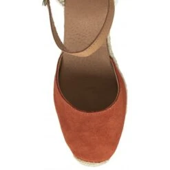 Orange Suede Antonella Espadrille Wedge Shoes | Lotus -Lotus Shoes Sale orange suede antonella espadrille wedge shoes lotus p13346 31817 medium