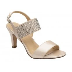 Oyster Pearl Aurora Heeled Sandals | Lotus
