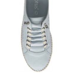 Pale Blue Leather Kamari Casual Shoes | Lotus -Lotus Shoes Sale pale blue leather kamari casual shoes lotus p13759 33192 medium