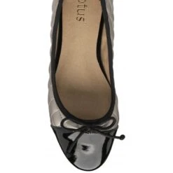 Pewter & Black Ivy Ballerina Shoes | Lotus -Lotus Shoes Sale pewter black ivy ballerina shoes lotus p13738 33144 medium