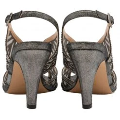 Pewter & Diamante Natalia Peep Toe Sandals | Lotus -Lotus Shoes Sale pewter diamante natalia peep toe sandals lotus p12984 30309 medium