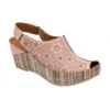 Pink Leather Deniz Wedge Shoes | Lotus -Lotus Shoes Sale pink leather deniz wedge shoes lotus p13704 32933 medium