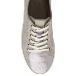 Pink Shimmer Leather Sylvia Lace-Up Trainers | Stressless By Lotus -Lotus Shoes Sale pink shimmer leather sylvia lace up trainers stressless by lotus p13221 31627 medium