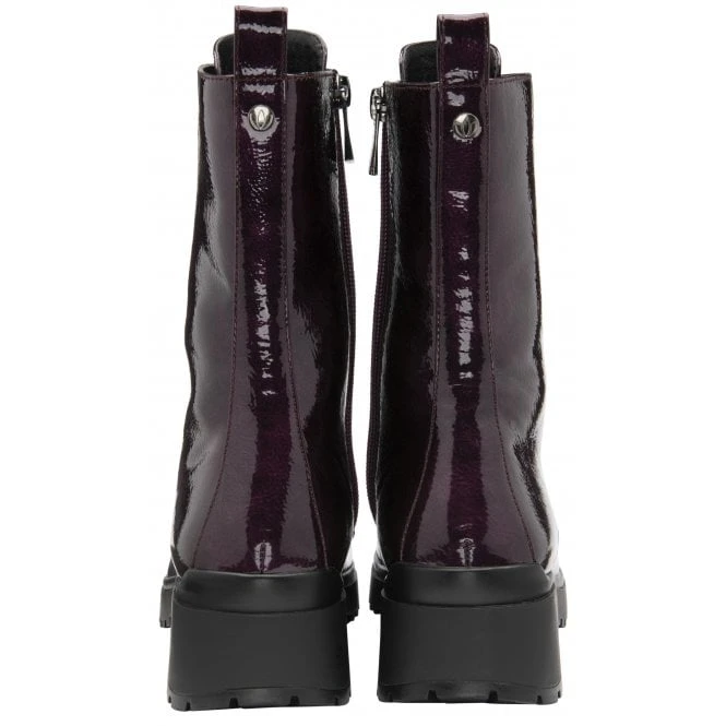 Purple Patent Delaney Mid-Calf Boots | Lotus 5 Purple Patent Delaney Mid-Calf Boots | Lotus - Image 3