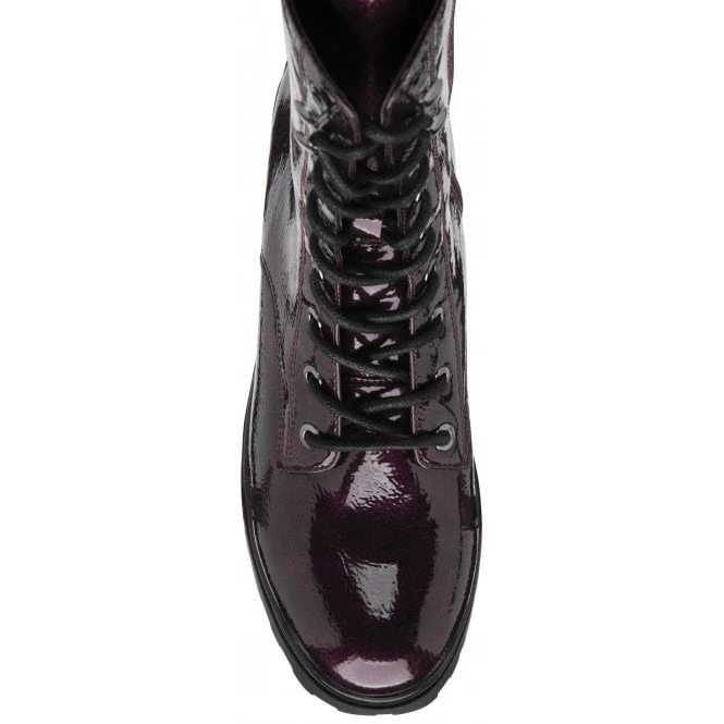 Purple Patent Delaney Mid-Calf Boots | Lotus 6 Purple Patent Delaney Mid-Calf Boots | Lotus - Image 4