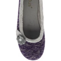 Purple Textile Shauna Ballerina Slippers | Lotus -Lotus Shoes Sale purple textile shauna ballerina slippers lotus p13518 32403 medium