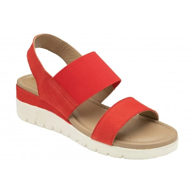 Red Cecilla Open-Toe Sandals | Lotus 3 Red Cecilla Open-Toe Sandals | Lotus