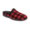 Red Check Textile Fletcher Mule Slippers | Lotus -Lotus Shoes Sale red check textile fletcher mule slippers lotus p13132 31066 medium