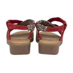 Red & Leopard-Print Leather Christa Wedge Sandals | Lotus -Lotus Shoes Sale red leopard print leather christa wedge sandals lotus p13291 31187 medium