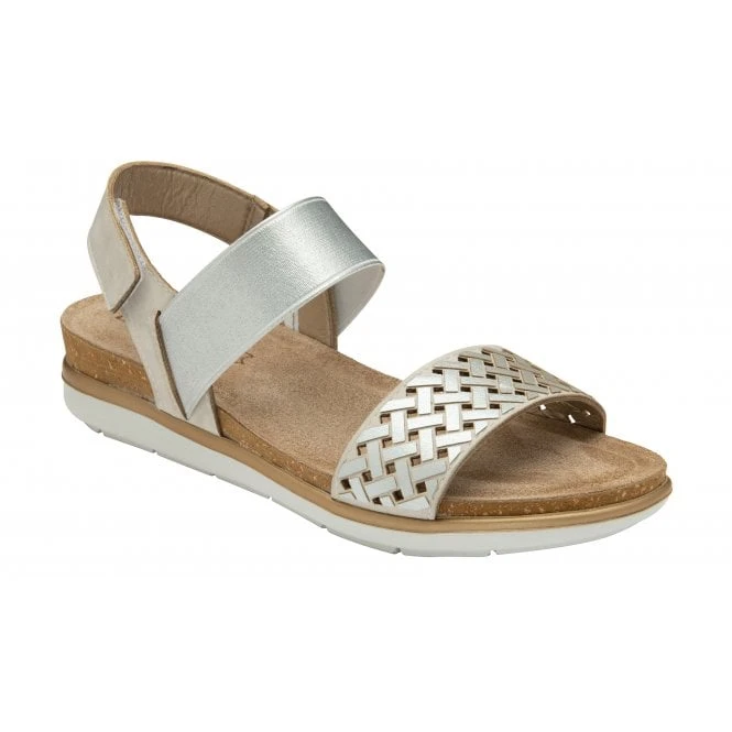 Silver Almalfi Ankle Strap Sandals | Lotus 3 Silver Almalfi Ankle Strap Sandals | Lotus