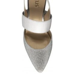 Silver & Diamante Joie Slingback Court Shoes | Lotus -Lotus Shoes Sale silver diamante joie slingback court shoes lotus p13497 32195 medium
