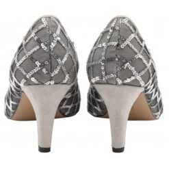 Silver Lucia Patterned Court Shoes | Lotus -Lotus Shoes Sale silver lucia patterned court shoes lotus p13500 32262 medium