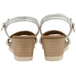 Silver Nantes Open-Toe Wedge Sandals | Lotus -Lotus Shoes Sale silver nantes open toe wedge sandals lotus p13775 32859 medium