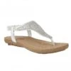 Silver Orla Flat Toe-Post Sandals | Lotus -Lotus Shoes Sale silver orla flat toe post sandals lotus p12530 28342 medium