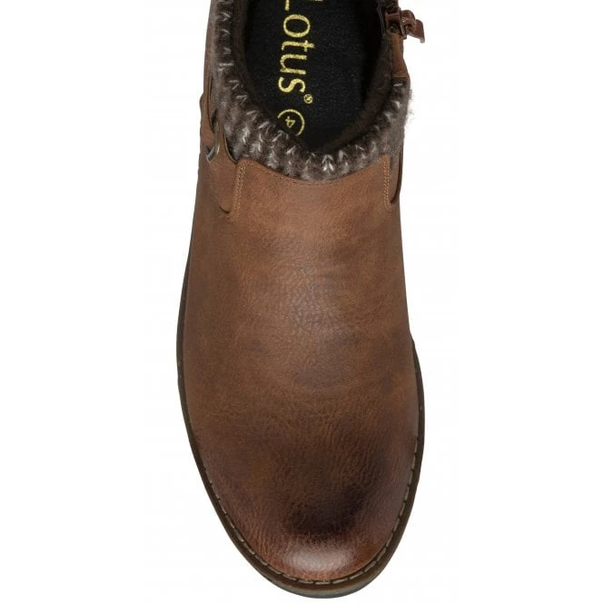 Tan Fearne Ankle Boots | Lotus 6 Tan Fearne Ankle Boots | Lotus - Image 4