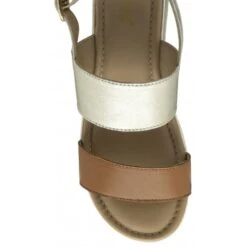 Tan & Gold Leather Madelyn Wedge Sandals | Lotus 9 Tan & Gold Leather Madelyn Wedge Sandals | Lotus -Lotus Shoes Sale tan gold leather madelyn wedge sandals lotus p13165 31468 medium