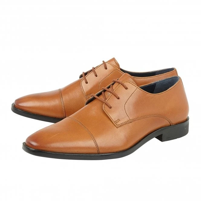 Tan Leather Euston Lace-Up Derby Shoes | Lotus 4 Tan Leather Euston Lace-Up Derby Shoes | Lotus - Image 2